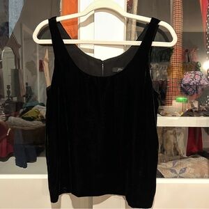 J. Crew Black Velvet Women's Blouse